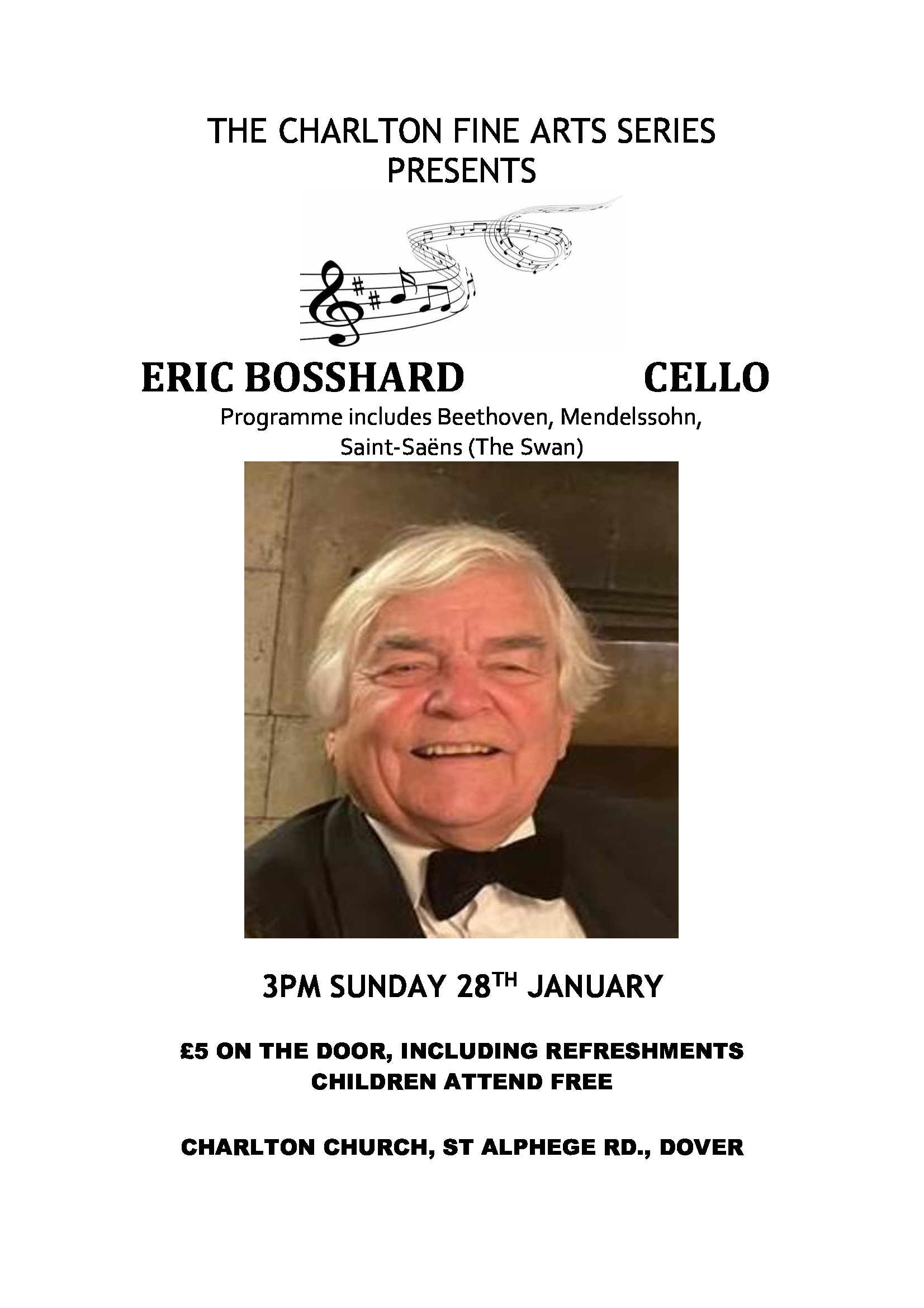 ERIC BOSSHARD RECITAL POSTER