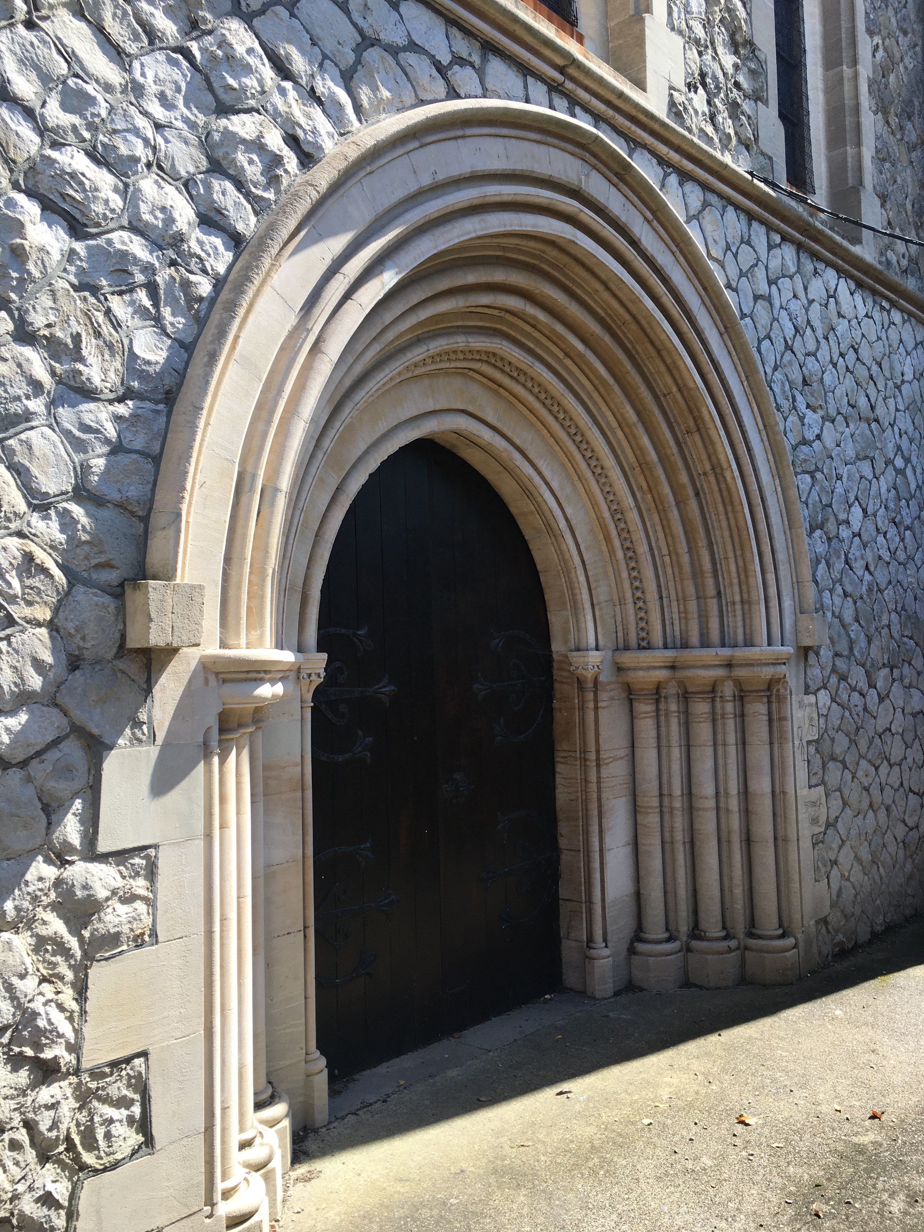 Charlton west door