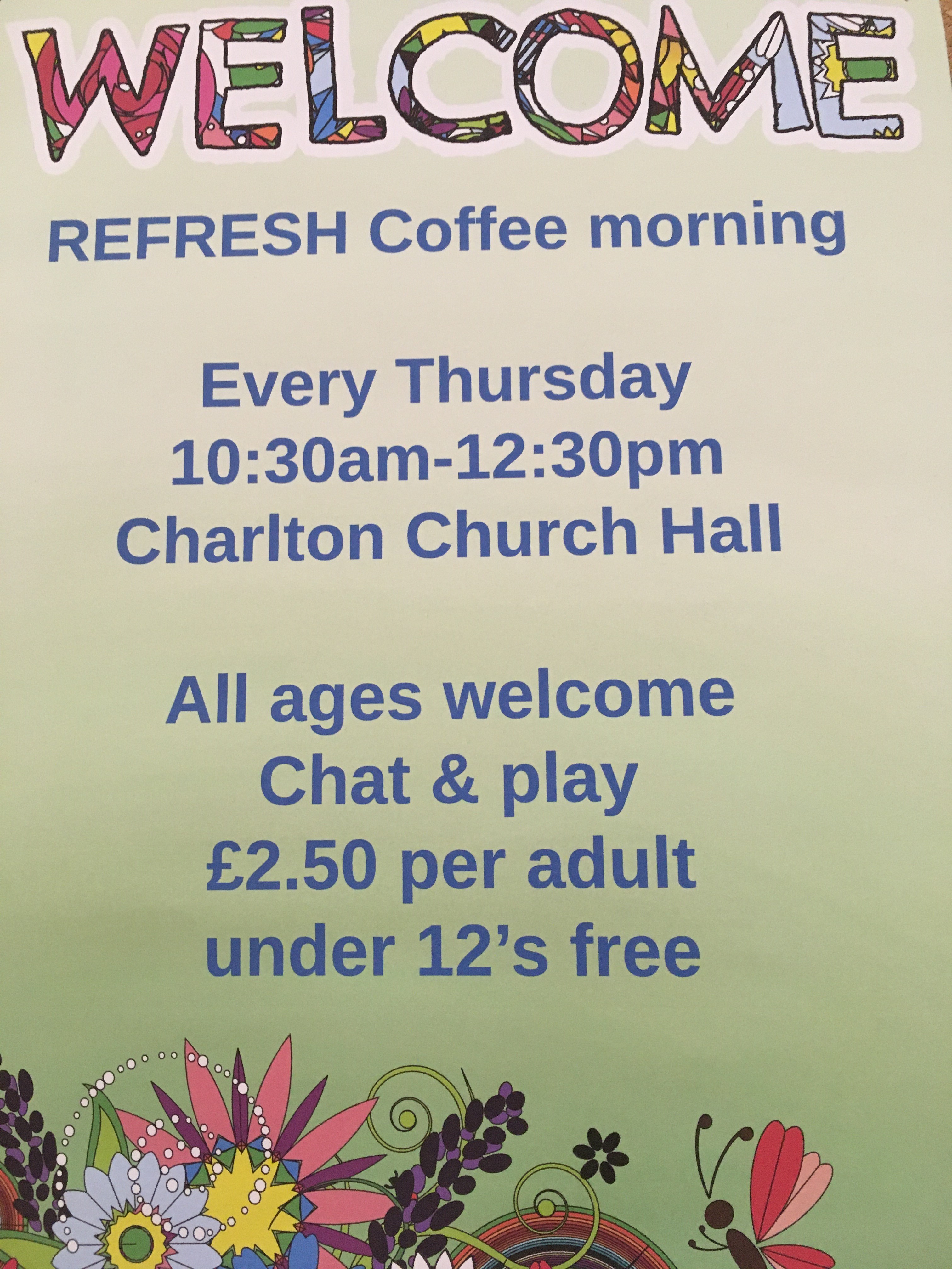 coffee morning poster