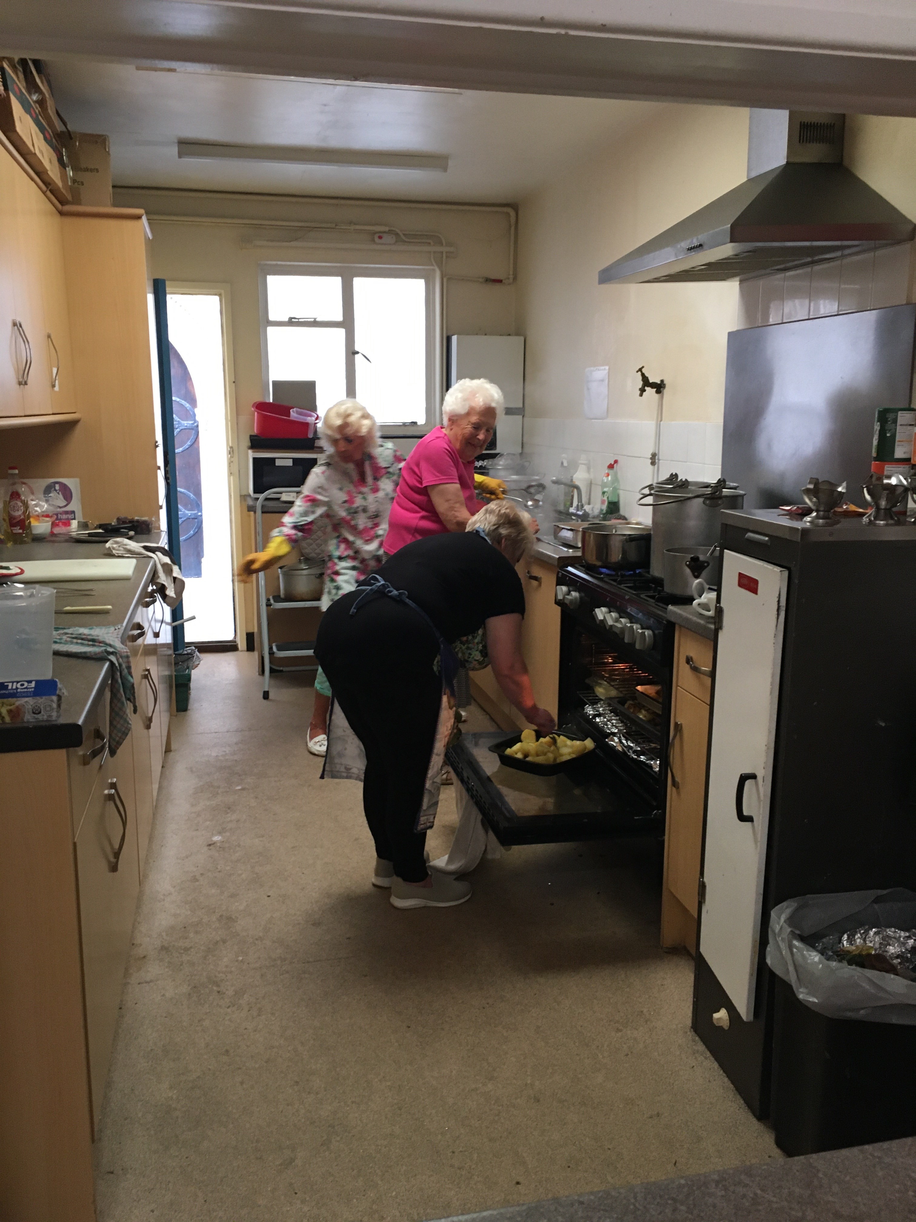 patronal lunch chefs at work