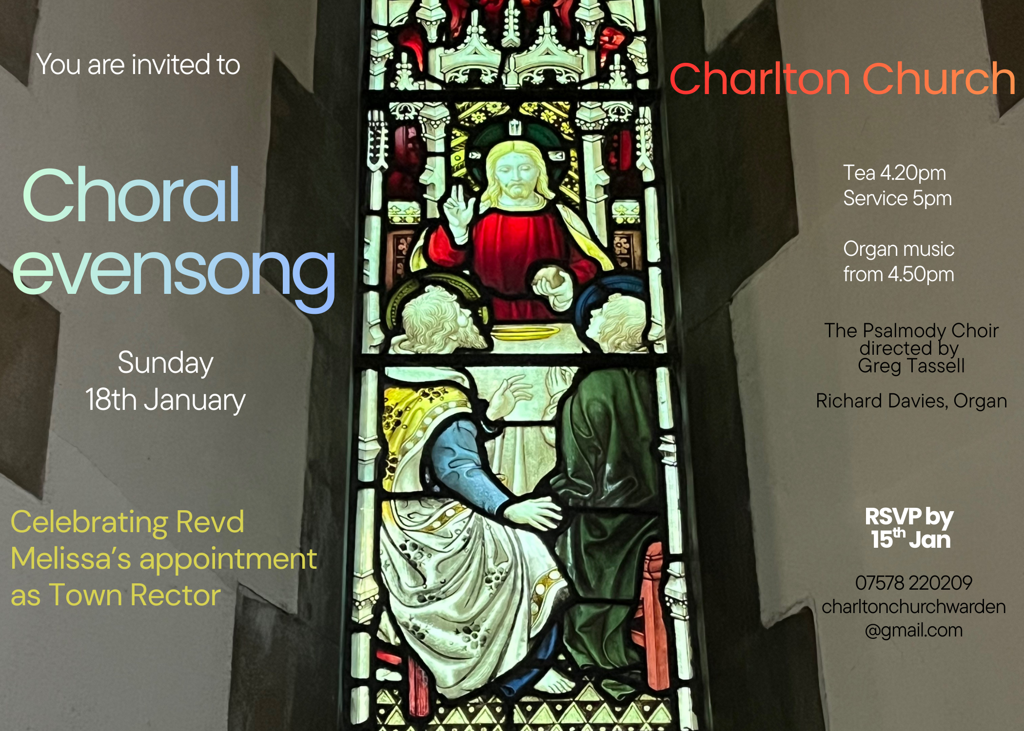 Evensong invitation
