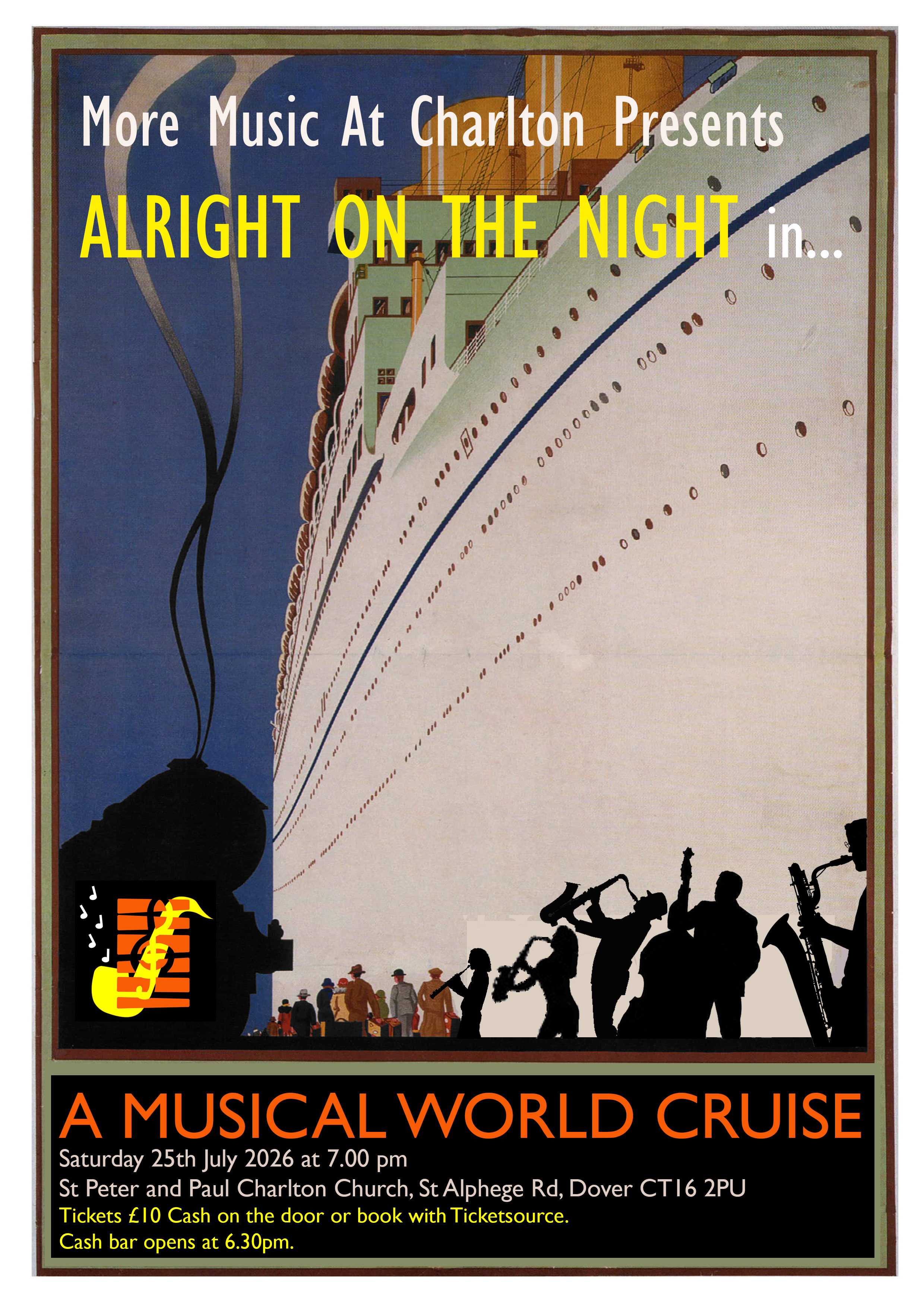 World Cruise Charlton Poster c